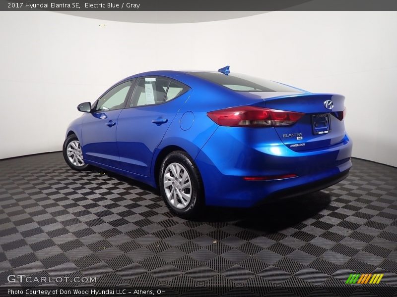 Electric Blue / Gray 2017 Hyundai Elantra SE