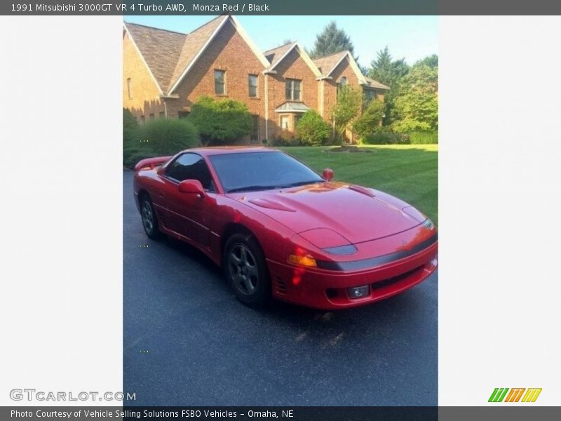 Monza Red / Black 1991 Mitsubishi 3000GT VR 4 Turbo AWD