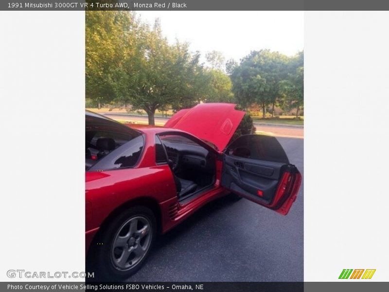 Monza Red / Black 1991 Mitsubishi 3000GT VR 4 Turbo AWD