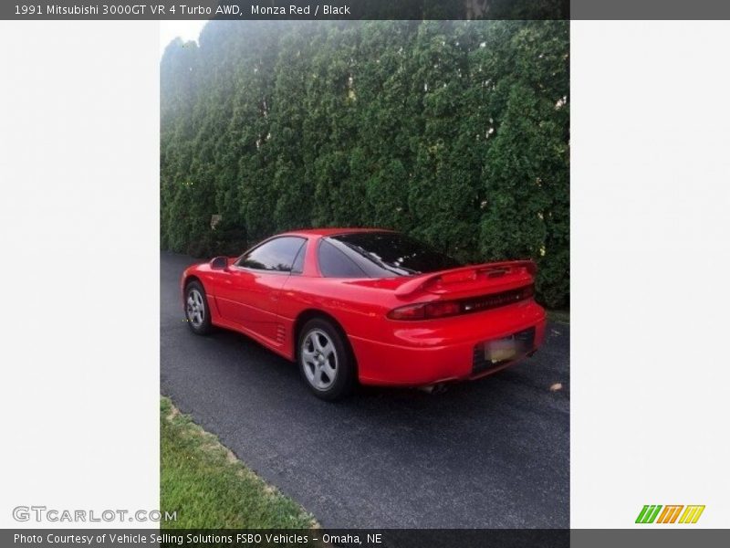Monza Red / Black 1991 Mitsubishi 3000GT VR 4 Turbo AWD