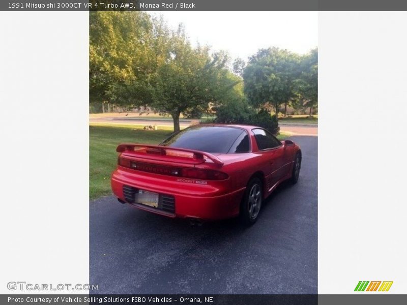 Monza Red / Black 1991 Mitsubishi 3000GT VR 4 Turbo AWD