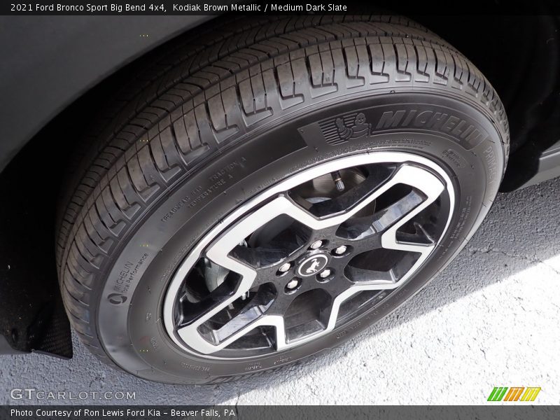 Kodiak Brown Metallic / Medium Dark Slate 2021 Ford Bronco Sport Big Bend 4x4