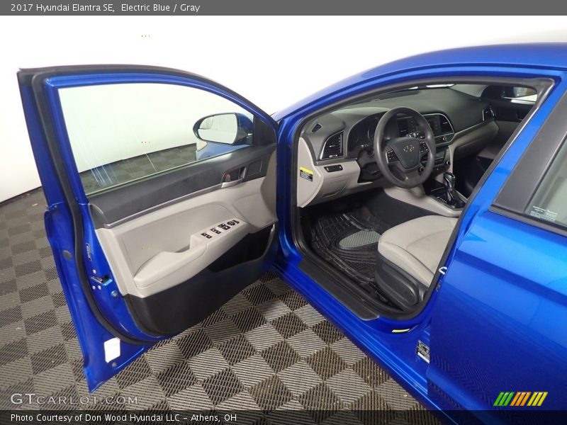 Electric Blue / Gray 2017 Hyundai Elantra SE