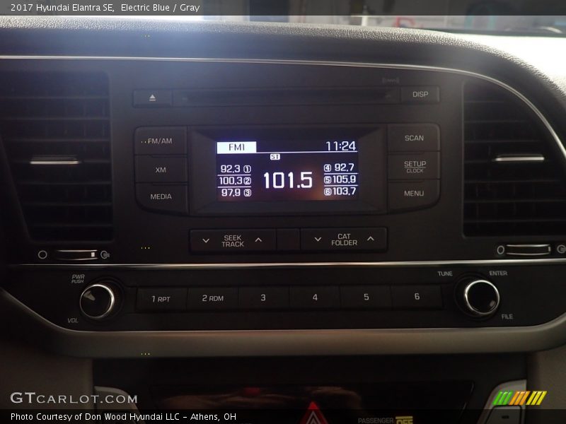 Electric Blue / Gray 2017 Hyundai Elantra SE