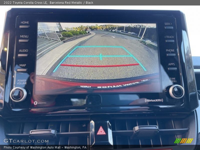 Barcelona Red Metallic / Black 2022 Toyota Corolla Cross LE