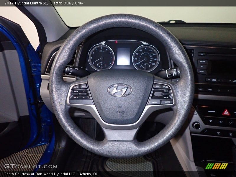 Electric Blue / Gray 2017 Hyundai Elantra SE