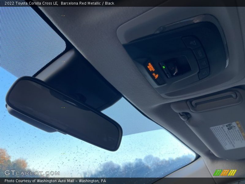 Barcelona Red Metallic / Black 2022 Toyota Corolla Cross LE