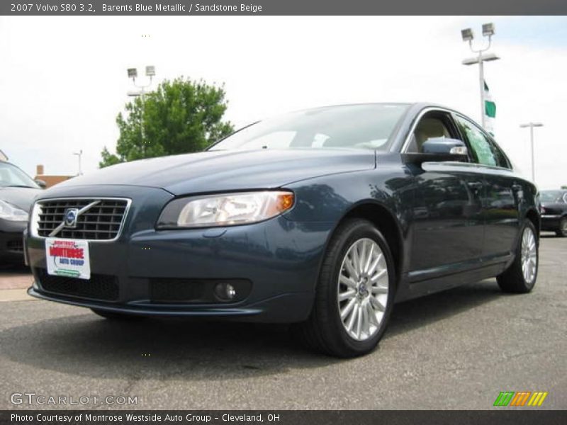 Barents Blue Metallic / Sandstone Beige 2007 Volvo S80 3.2