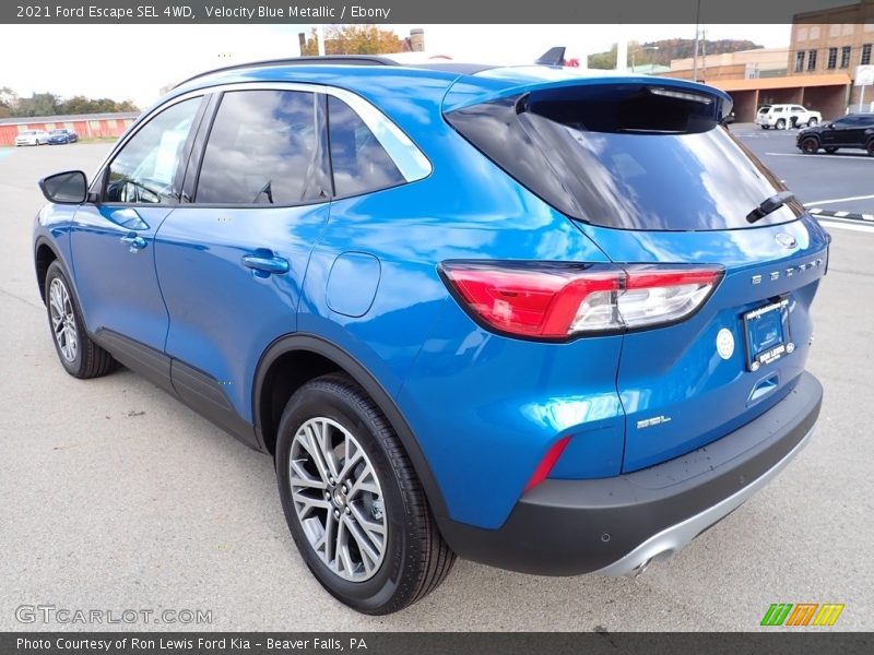 Velocity Blue Metallic / Ebony 2021 Ford Escape SEL 4WD