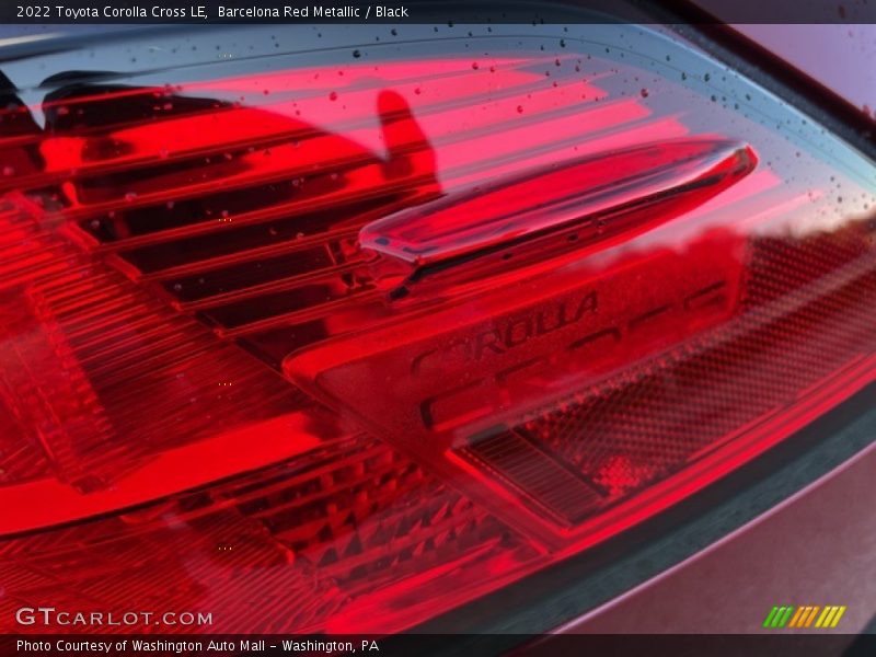 Barcelona Red Metallic / Black 2022 Toyota Corolla Cross LE