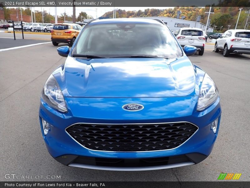 Velocity Blue Metallic / Ebony 2021 Ford Escape SEL 4WD