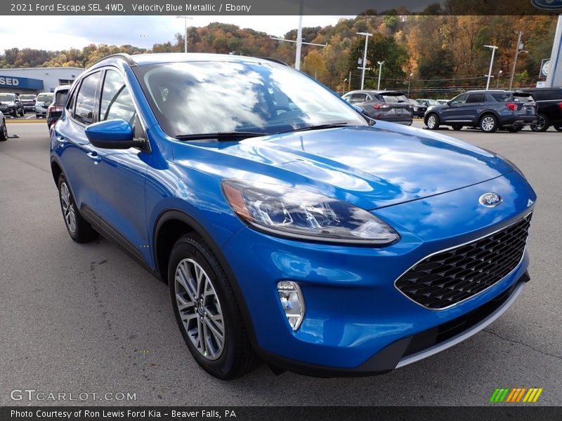Velocity Blue Metallic / Ebony 2021 Ford Escape SEL 4WD
