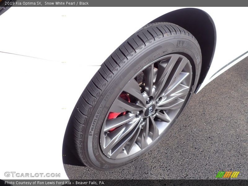 Snow White Pearl / Black 2019 Kia Optima SX