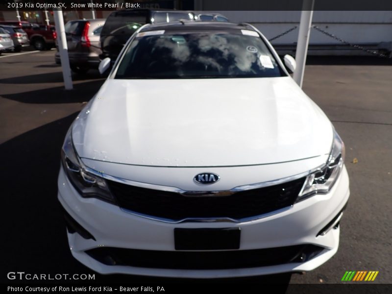 Snow White Pearl / Black 2019 Kia Optima SX