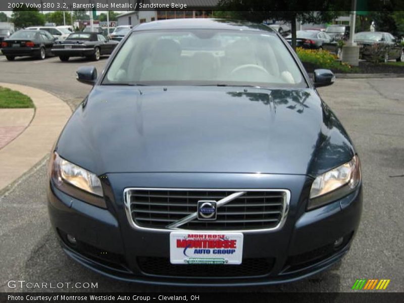 Barents Blue Metallic / Sandstone Beige 2007 Volvo S80 3.2