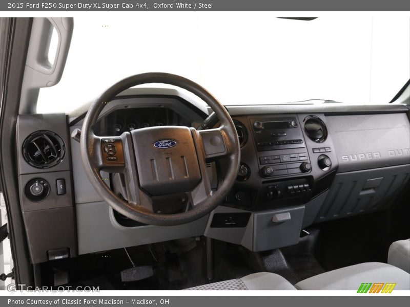 Oxford White / Steel 2015 Ford F250 Super Duty XL Super Cab 4x4