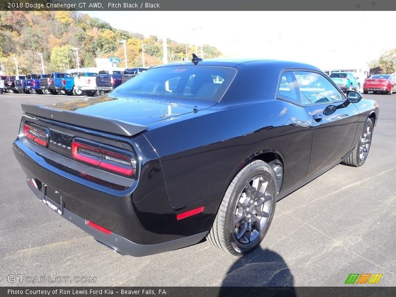 Pitch Black / Black 2018 Dodge Challenger GT AWD