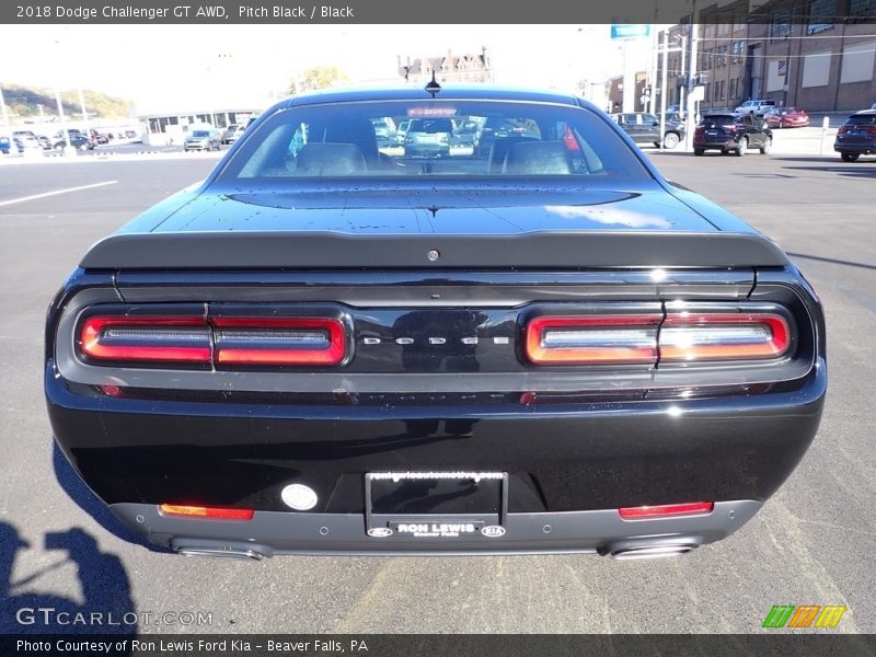 Pitch Black / Black 2018 Dodge Challenger GT AWD