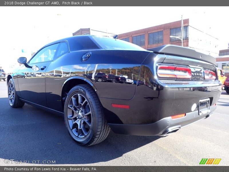 Pitch Black / Black 2018 Dodge Challenger GT AWD