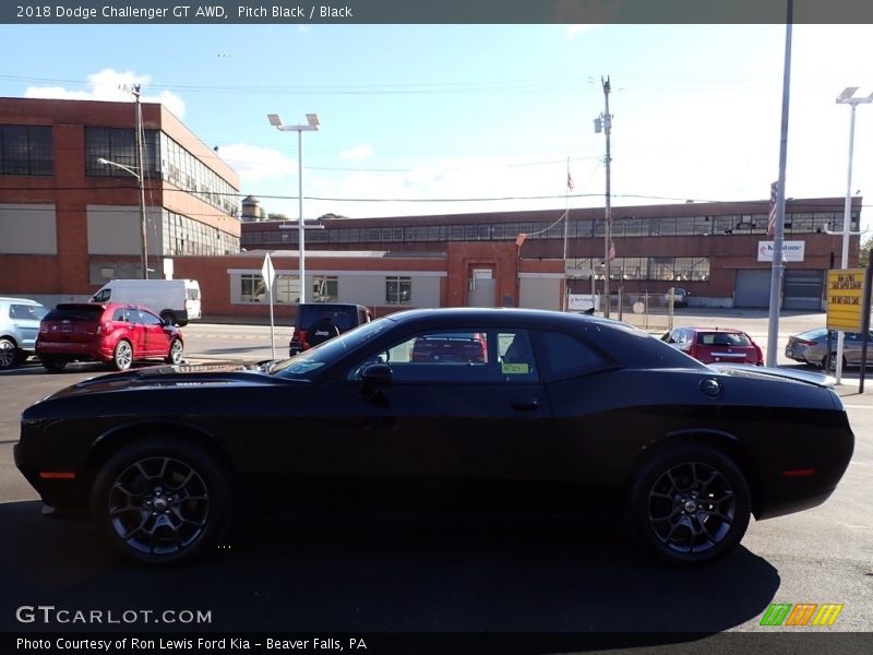 Pitch Black / Black 2018 Dodge Challenger GT AWD