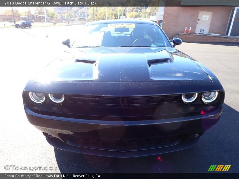 Pitch Black / Black 2018 Dodge Challenger GT AWD