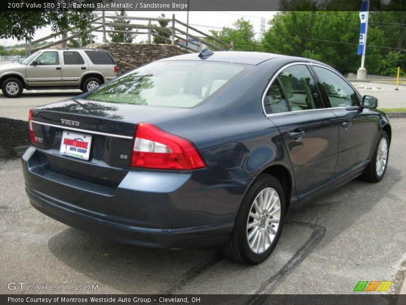 Barents Blue Metallic / Sandstone Beige 2007 Volvo S80 3.2