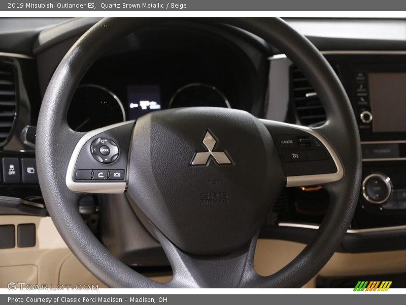 Quartz Brown Metallic / Beige 2019 Mitsubishi Outlander ES