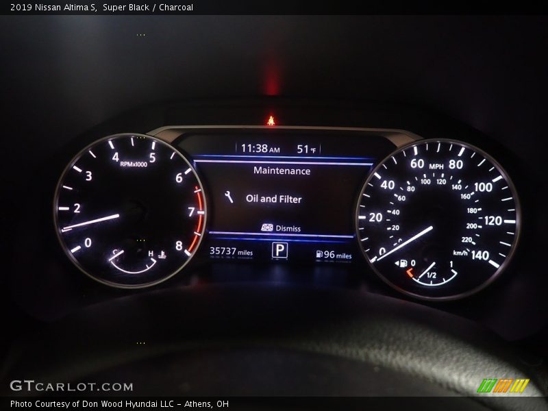 Super Black / Charcoal 2019 Nissan Altima S