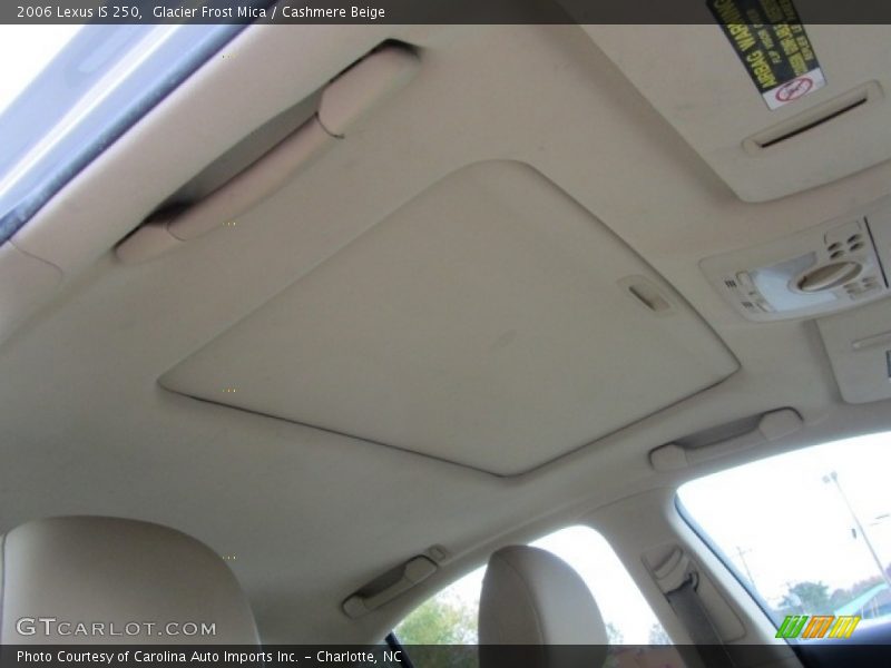 Glacier Frost Mica / Cashmere Beige 2006 Lexus IS 250