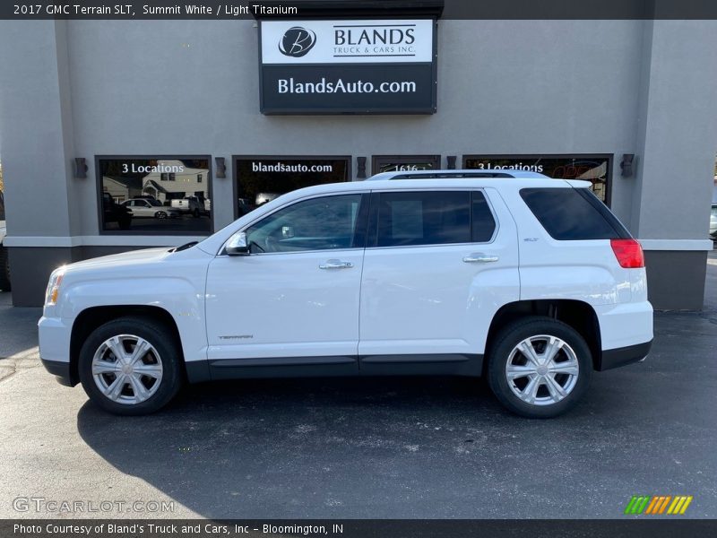 Summit White / Light Titanium 2017 GMC Terrain SLT