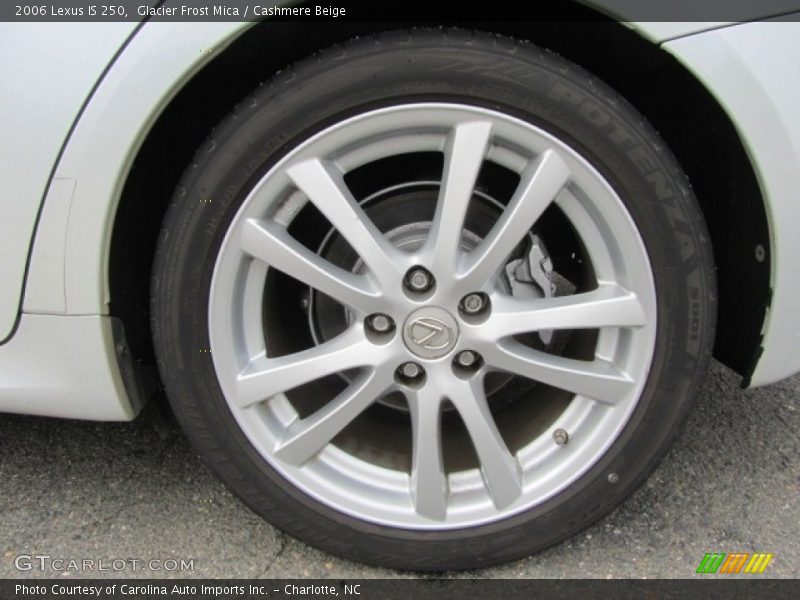 Glacier Frost Mica / Cashmere Beige 2006 Lexus IS 250