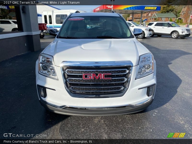 Summit White / Light Titanium 2017 GMC Terrain SLT