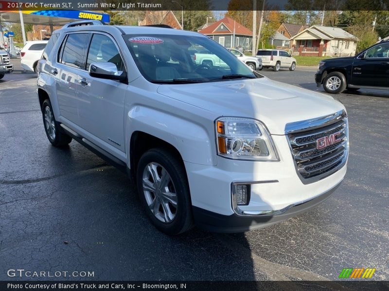 Summit White / Light Titanium 2017 GMC Terrain SLT