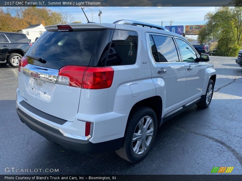 Summit White / Light Titanium 2017 GMC Terrain SLT