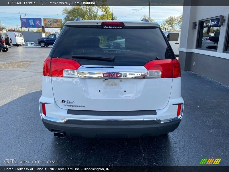 Summit White / Light Titanium 2017 GMC Terrain SLT