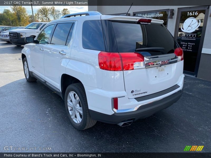 Summit White / Light Titanium 2017 GMC Terrain SLT