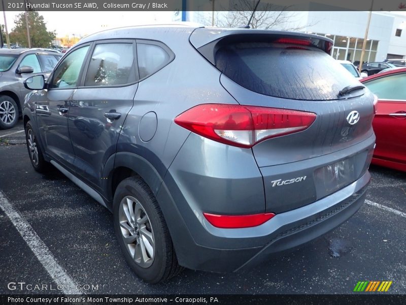 Coliseum Gray / Black 2017 Hyundai Tucson SE AWD