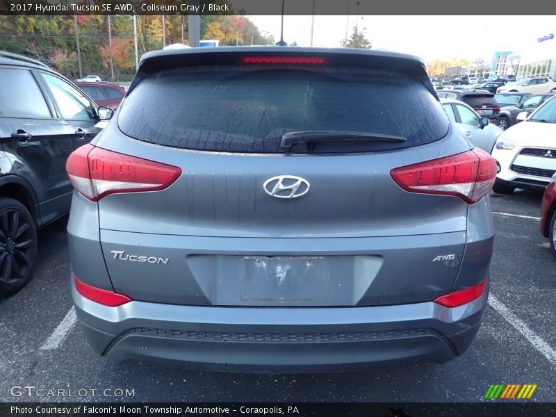 Coliseum Gray / Black 2017 Hyundai Tucson SE AWD