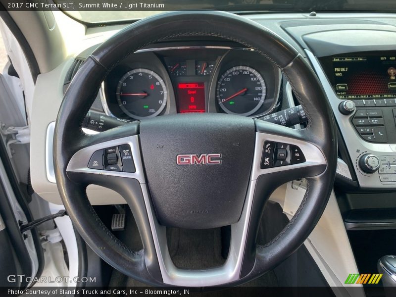 Summit White / Light Titanium 2017 GMC Terrain SLT