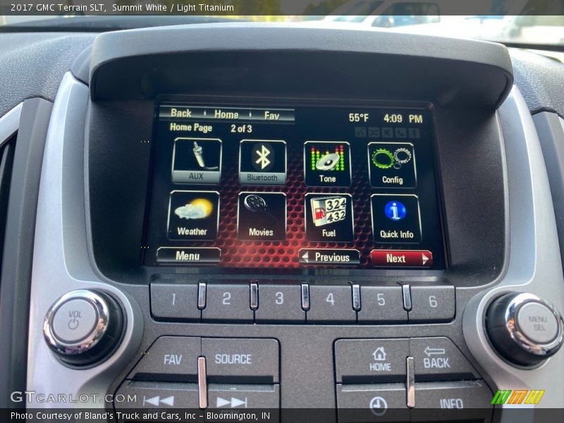 Summit White / Light Titanium 2017 GMC Terrain SLT