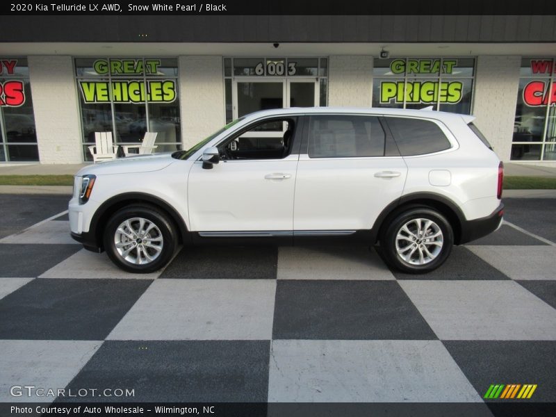 Snow White Pearl / Black 2020 Kia Telluride LX AWD