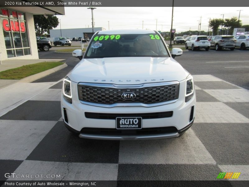Snow White Pearl / Black 2020 Kia Telluride LX AWD