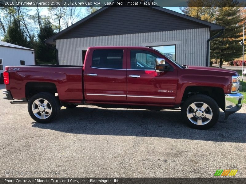 Cajun Red Tintcoat / Jet Black 2018 Chevrolet Silverado 2500HD LTZ Crew Cab 4x4