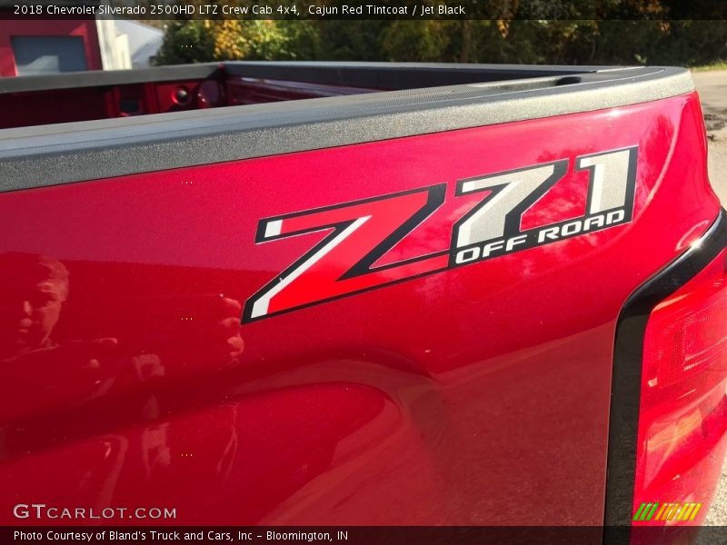Cajun Red Tintcoat / Jet Black 2018 Chevrolet Silverado 2500HD LTZ Crew Cab 4x4