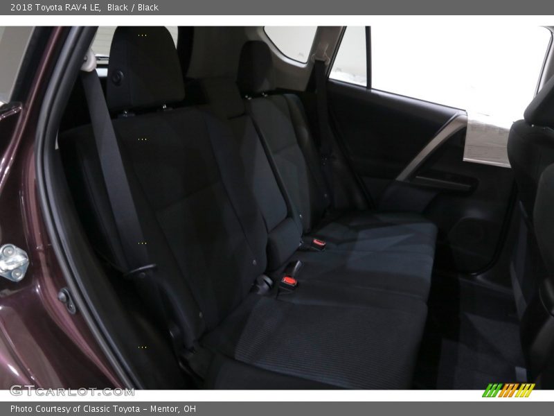 Black / Black 2018 Toyota RAV4 LE