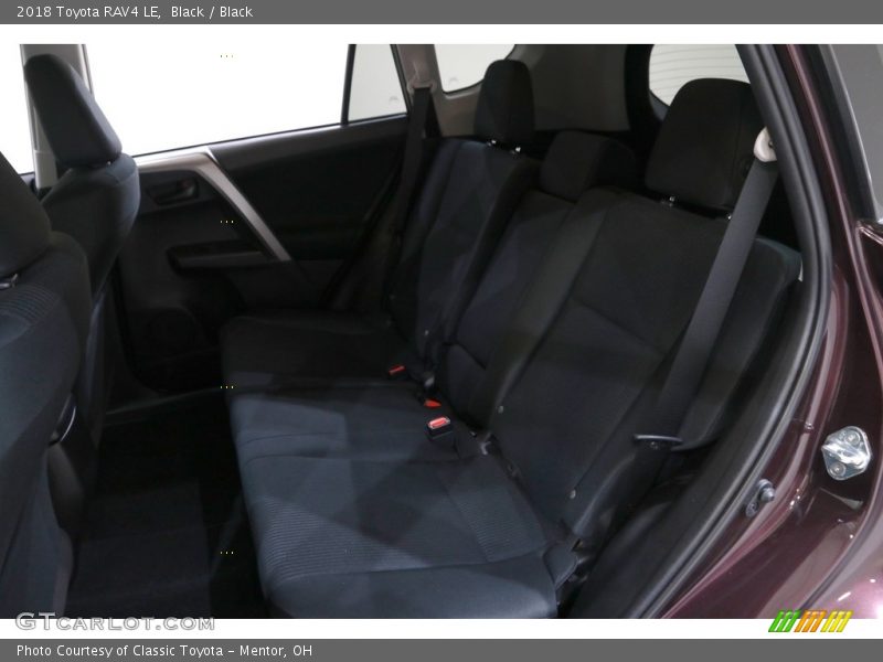 Black / Black 2018 Toyota RAV4 LE