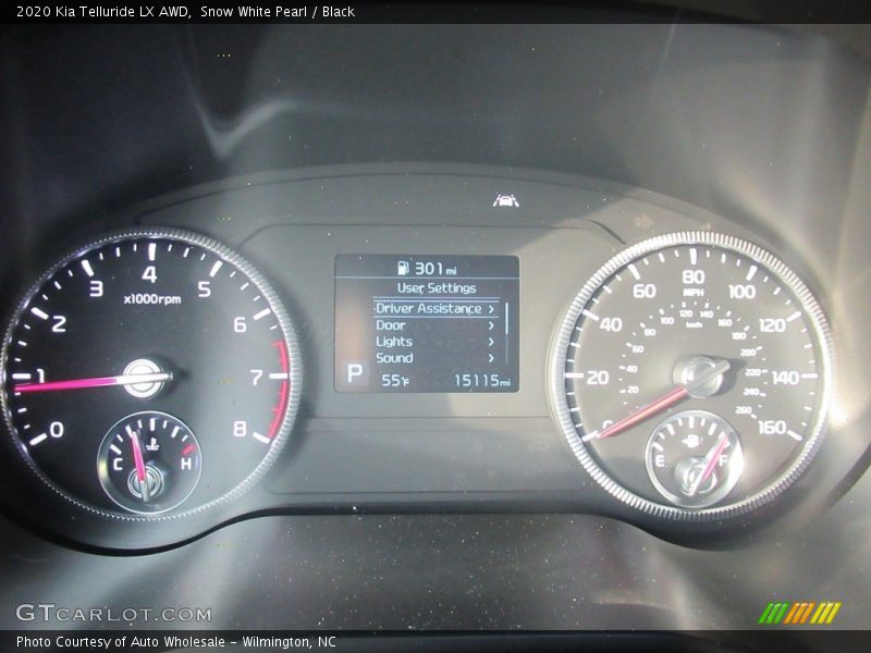 Snow White Pearl / Black 2020 Kia Telluride LX AWD