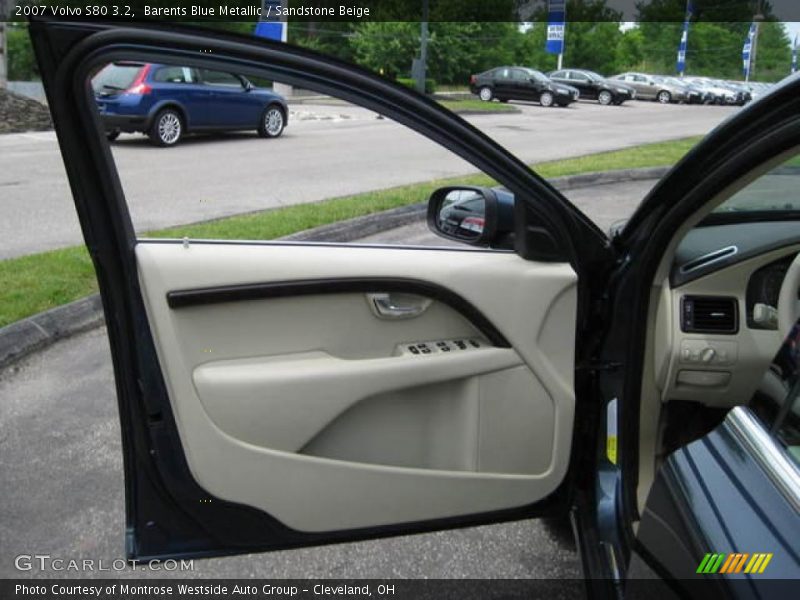 Barents Blue Metallic / Sandstone Beige 2007 Volvo S80 3.2