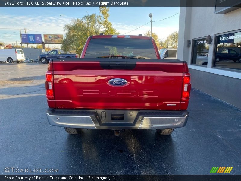 Rapid Red / Medium Dark Slate 2021 Ford F150 XLT SuperCrew 4x4