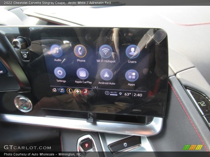 Arctic White / Adrenalin Red 2022 Chevrolet Corvette Stingray Coupe